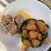 Tangerine chicken  at Plumeria in Encinitas