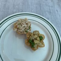 Flower cup and Tuna cup   at Plumeria in Encinitas