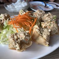 Tuna flower cups  at Plumeria in Encinitas