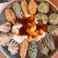 Vegan dumplings   at Mr.Dumpling in Istanbul
