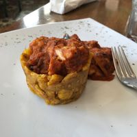Mofongo at Cafe Berlin in San Juan