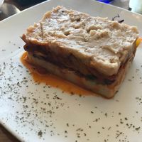 Pastelon at Cafe Berlin in San Juan