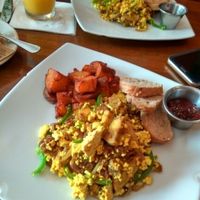 vegan breakfast at Cafe Berlin in San Juan