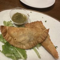 Vegan Empenadas.   at Cafe Berlin in San Juan