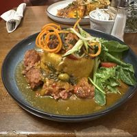 Vegan Puerto Rican Mofongo    at Cafe Berlin in San Juan