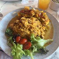 Criollo Tofu  at Cafe Berlin in San Juan