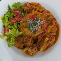 Mofongo at Cafe Berlin in San Juan