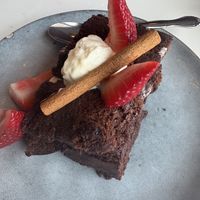 Chocolate coconut cream cake  at Cafe Berlin in San Juan