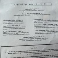 Menu   at Cafe Berlin in San Juan