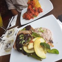 BBQ Guava Loaf   at Cafe Berlin in San Juan