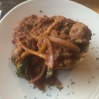 Vegan mofongo at Cafe Berlin in San Juan