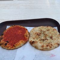 Vegan pizzas  at Trieste Pizza in Pescara