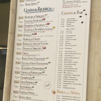 Menù   at Trieste Pizza in Pescara