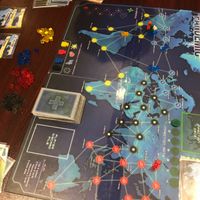 Board game at Snakes & Lattes - Bloor St in Toronto