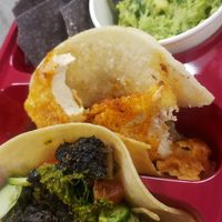 Mushroom and tofu tacos at Velvet Taco in Fort Worth