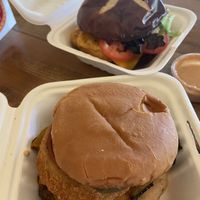 The Maverick & Fish-n-Chips Burgers  at Next Level Burger - Austin in Austin