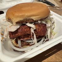 Bbq steak sandwich   at Next Level Burger - Austin in Austin