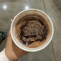 Mint chocolate chip milkshake   at Next Level Burger - Austin in Austin