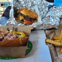 Garden dog and Friday animal at Next Level Burger - Austin in Austin