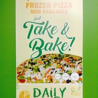 Take & Bake frozen pizzas at Vegan Pizza House in Surrey