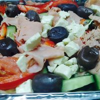 Salad at Vegan Pizza House in Surrey