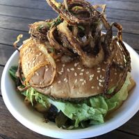 vegan burger  at Bonnie & Clyde in Stuttgart