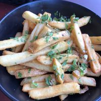 Garlic fries 🍟 (8€), v-mayo available   at Bonnie & Clyde in Stuttgart