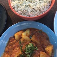 Bombay Allou and Saffran Rice at Route Des Inde in Nice