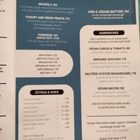 Avit menu at Avit in Athens