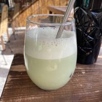Matcha latte  at Avit in Athens