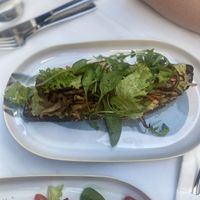 Mushroom toastt  at Avit in Athens