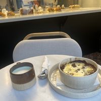 Pudding with raisins and dates   at Avit in Athens