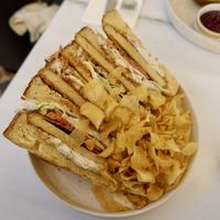 Crispy Club Sandwich  at Avit in Athens