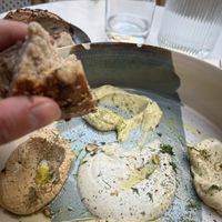 Dips and Bread   at Avit in Athens