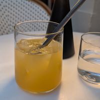 Pumpkin mango kombucha at Avit in Athens