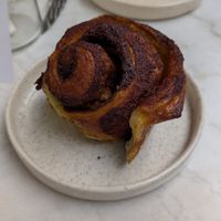 Cinnamon roll at Avit in Athens