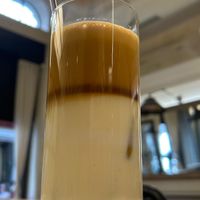 Iced flat white at Avit in Athens