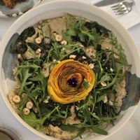 Hummus Crunch Salad at Avit in Athens
