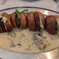 Burger sliders at Avit in Athens
