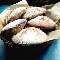 Homemade bread at Avit in Athens