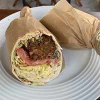 Falafel wrap at Avit in Athens