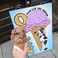 Chocolate tofu at Moo-Lix in Kelowna