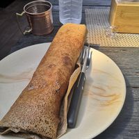 Buckwheat wrap vegan gluten free at French Creperie and Bar in Pokhara