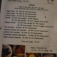  at French Creperie and Bar in Pokhara