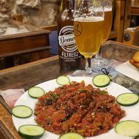 Spicy dip (not very spicy) at Fat Boys in Goreme