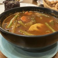 Hot and sour curry  at Thamna Hometaurant in Bangkok