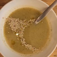 Sopa: Lentihas & Coentros at Las Vegan in Lisbon