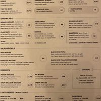 Menu 2020 at Las Vegan in Lisbon