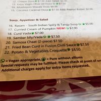 Vegan and options for allium free at Joy Luck 65 in Central Singapore