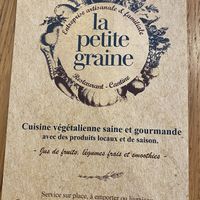 Great find in Limoges, I went for the falafel bowl for lunch, so filling, I will have to have a second visit to try desert!   at la petite graine in Limoges